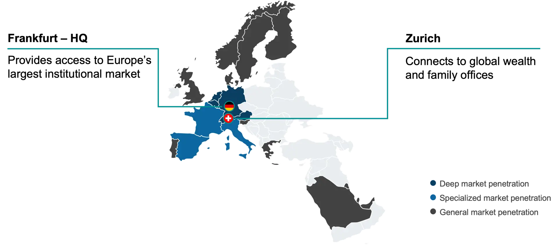 Map of Placecaps locations